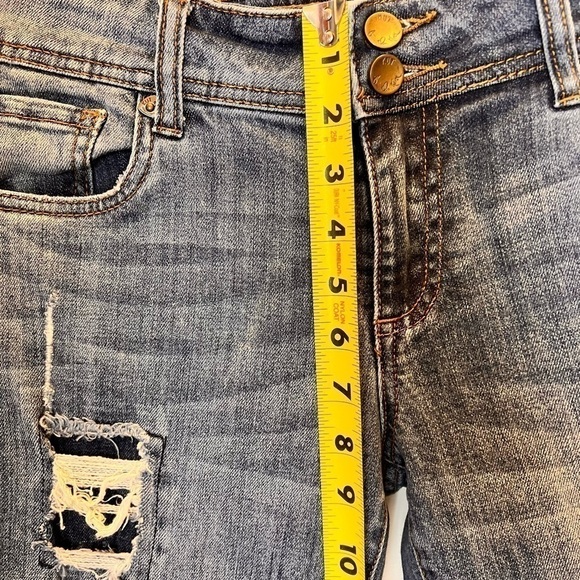 Kut From The Kloth Jeans Womens Distressed Cameron Straight Leg 31 X 28 No Tags - Picture 6 of 10